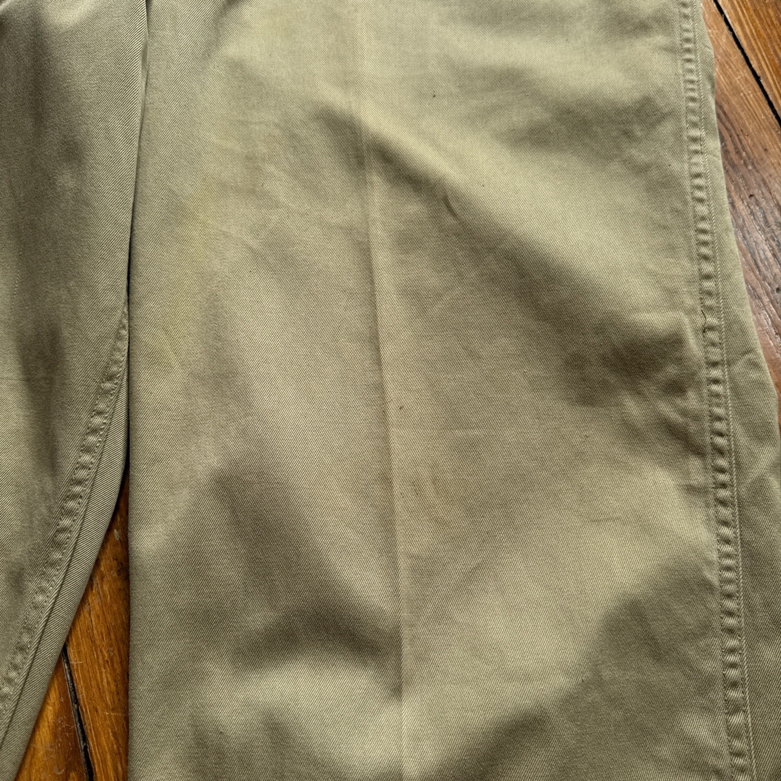 Vintage 50’s US Military Button Fly Khaki Pants Trousers Measured 35×28 Chinos