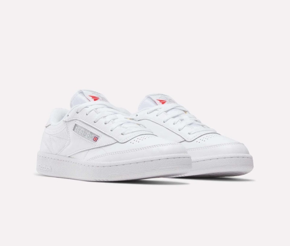 Reebok Club C 85 White Grey （AR0455N ）100000154 Men Size 9-13 Brand New