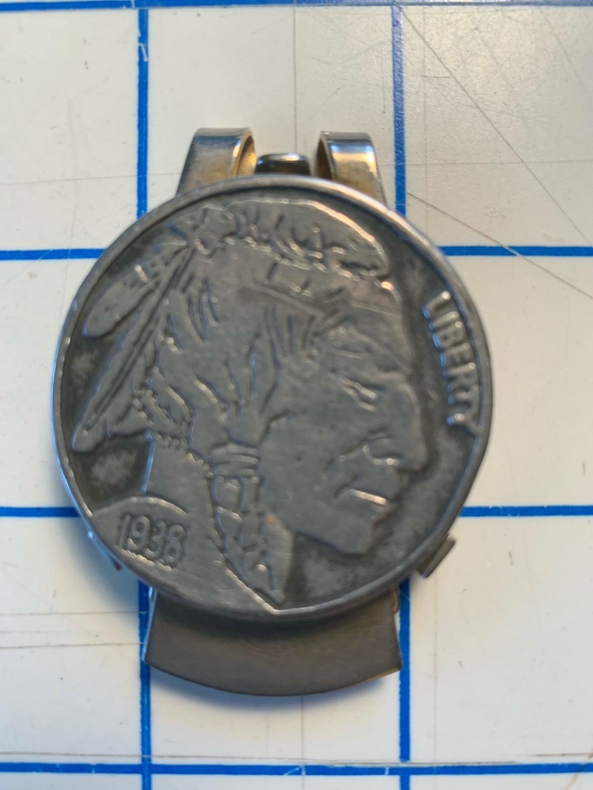 Novelty Indian Head Money Clip