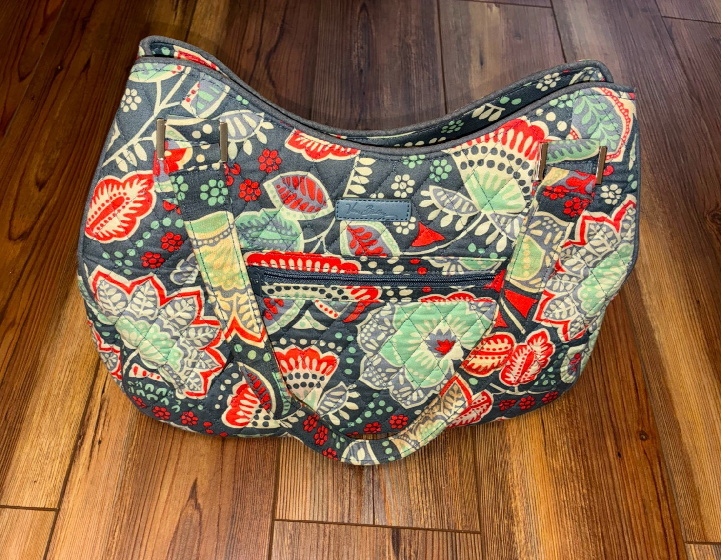 VERA BRADLEY Handbag NOMADIC Floral Quilted Shoulder Tote Handbag Zip 🔥FASTSHIP