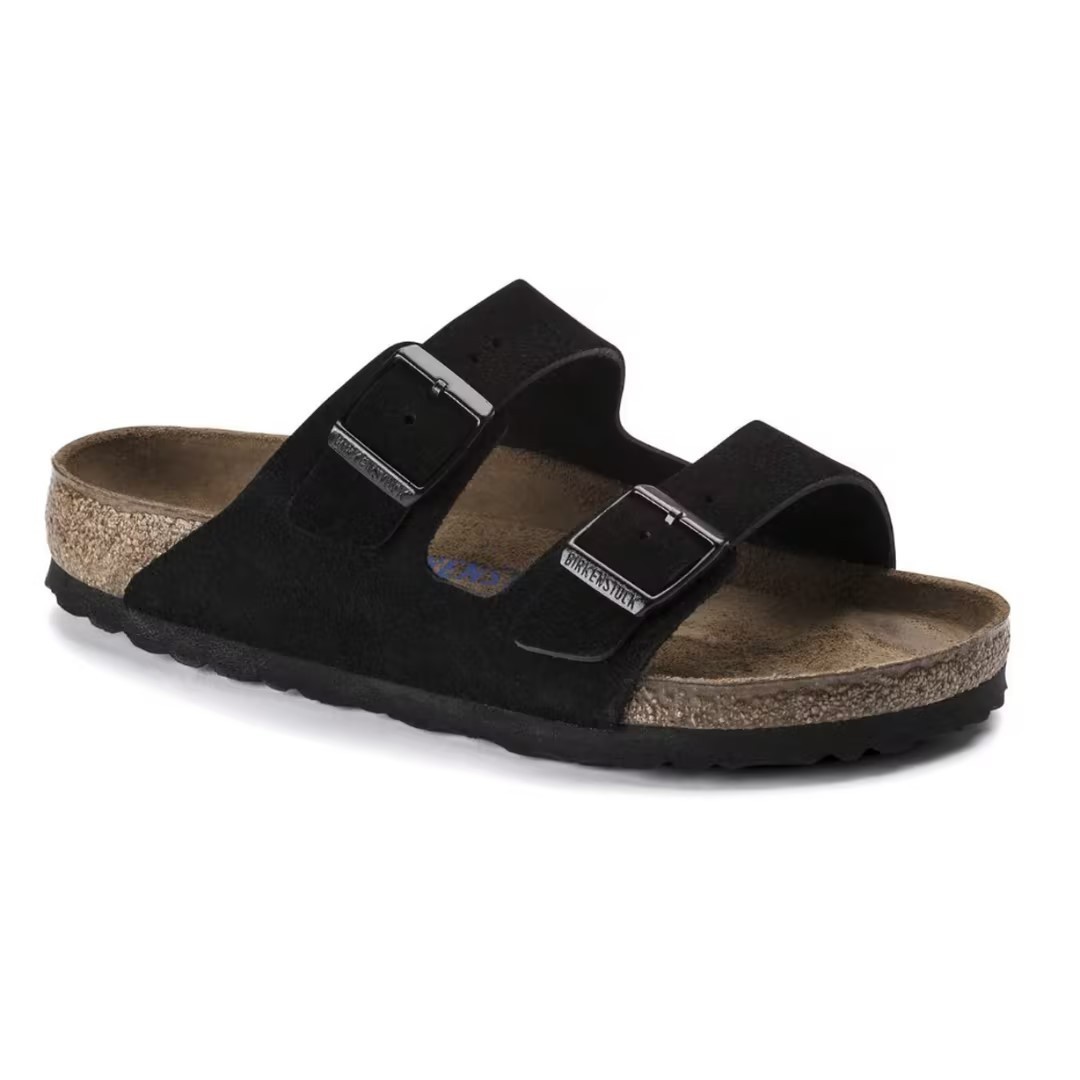 Birkenstock Arizona Soft Footbed Sandals Taupe Suede Leather Shoes EU37-45