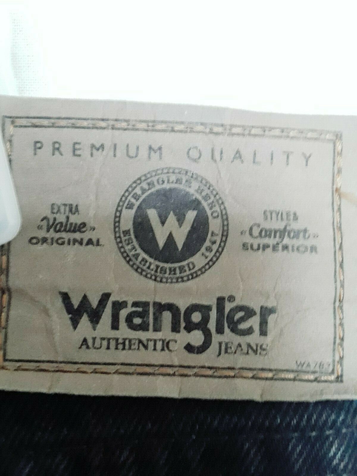 TA1-12 Wrangler Men’s jeans size 42×30 black new no tags