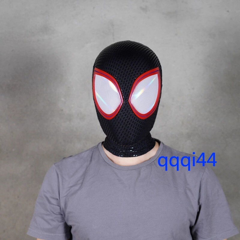 Spider Man Crossover Universe Miles Morales Mask Helmet Faceshell Eyes Gift New