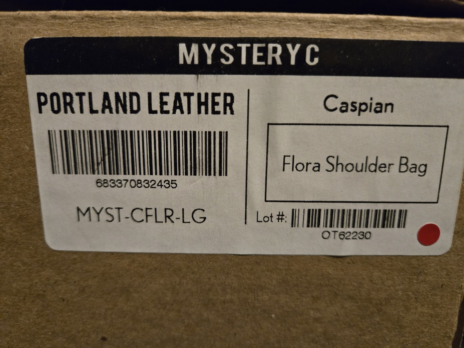 PLG Portland Leather Goods CHONKY Caspian Flora Shoulder Bag NEW