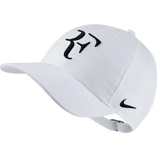 New Nike RF Aerobill H86 Cap Roger Federer Hat Tennis Dri Fit AH6985-100 White