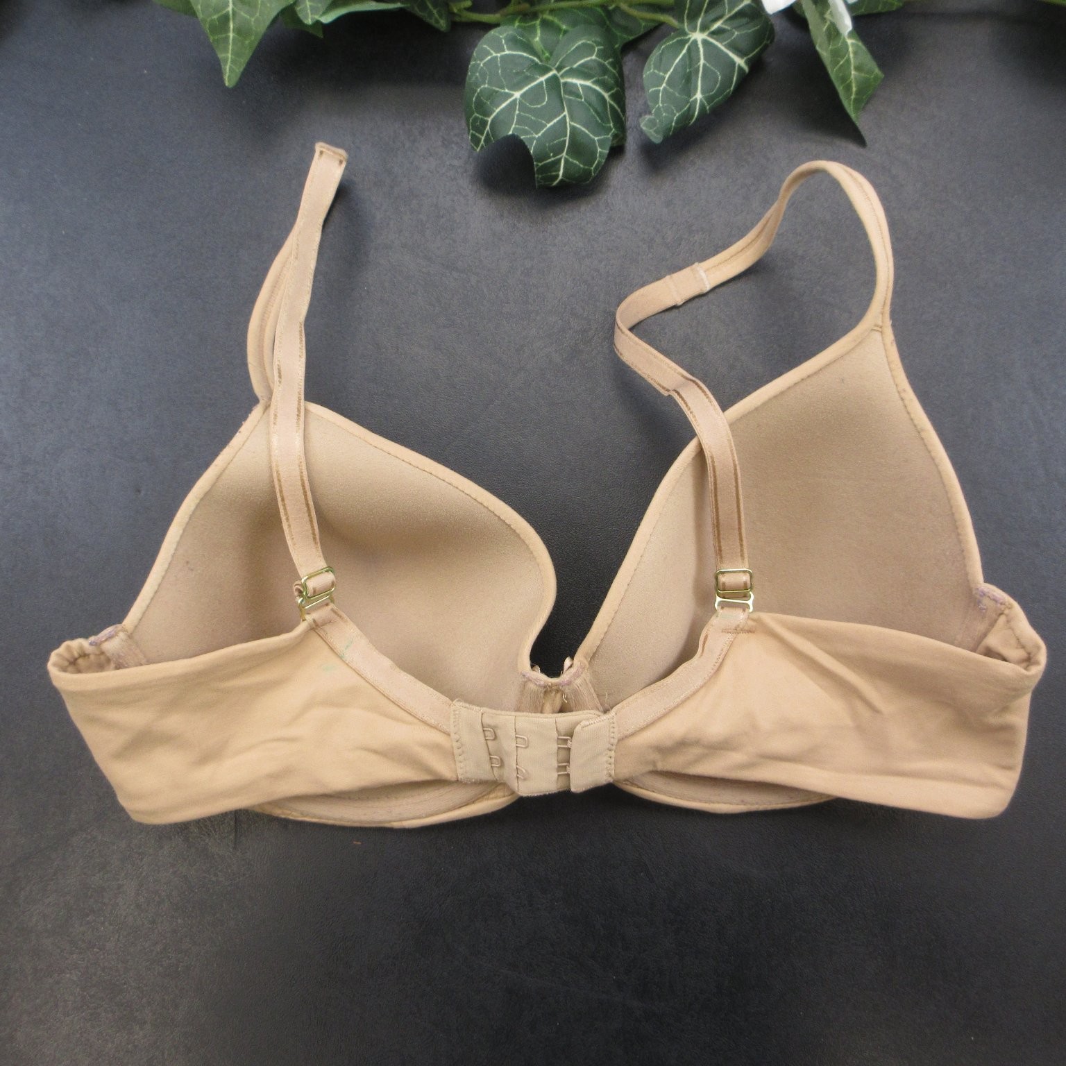 Soma Women’s 34D Nude Full Coverage Padded Underwire Bra Nylon Spandex