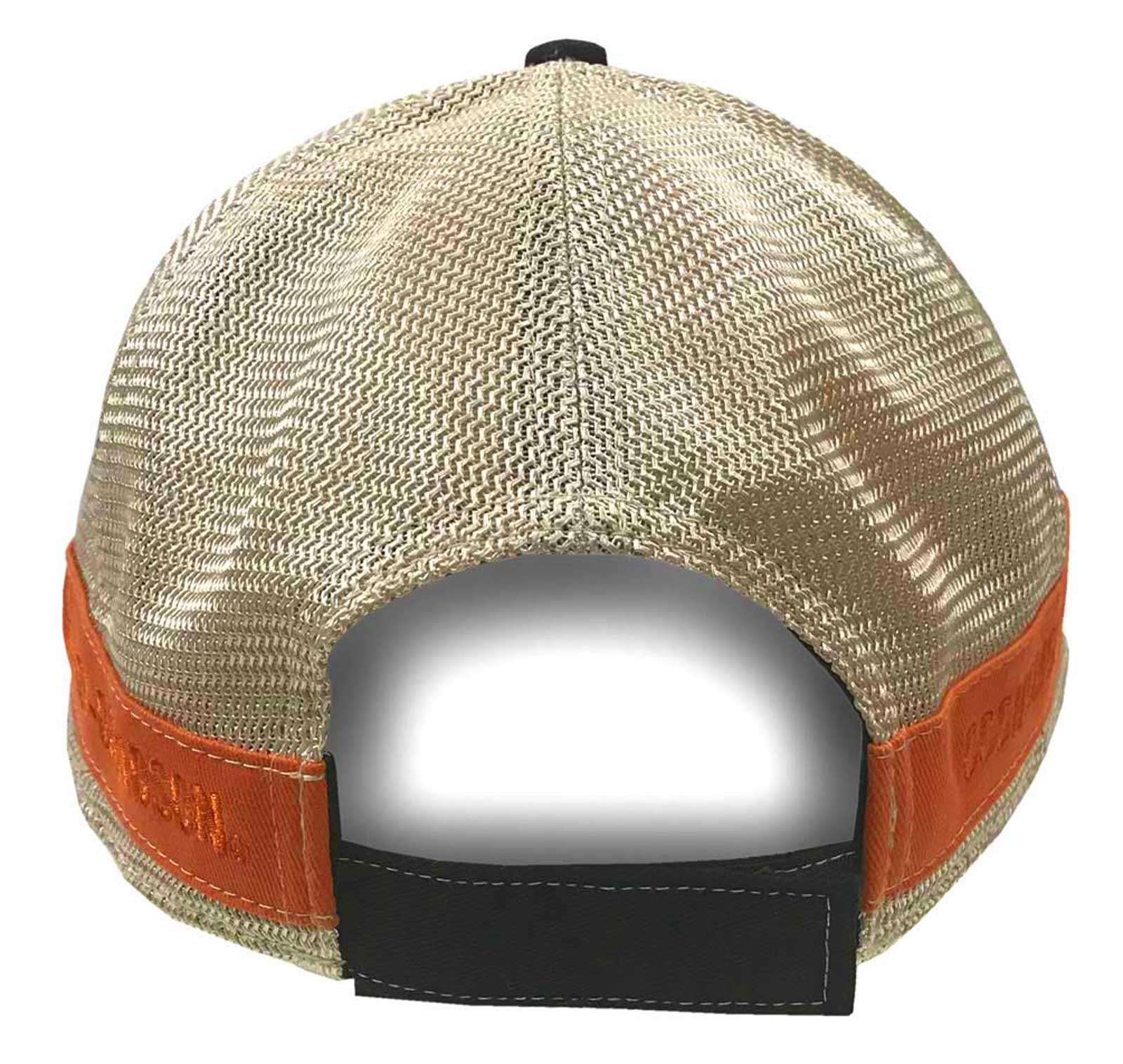 Harley-Davidson Men’s Trademark B&S Curved Brim Colorblocked Mesh Trucker Cap