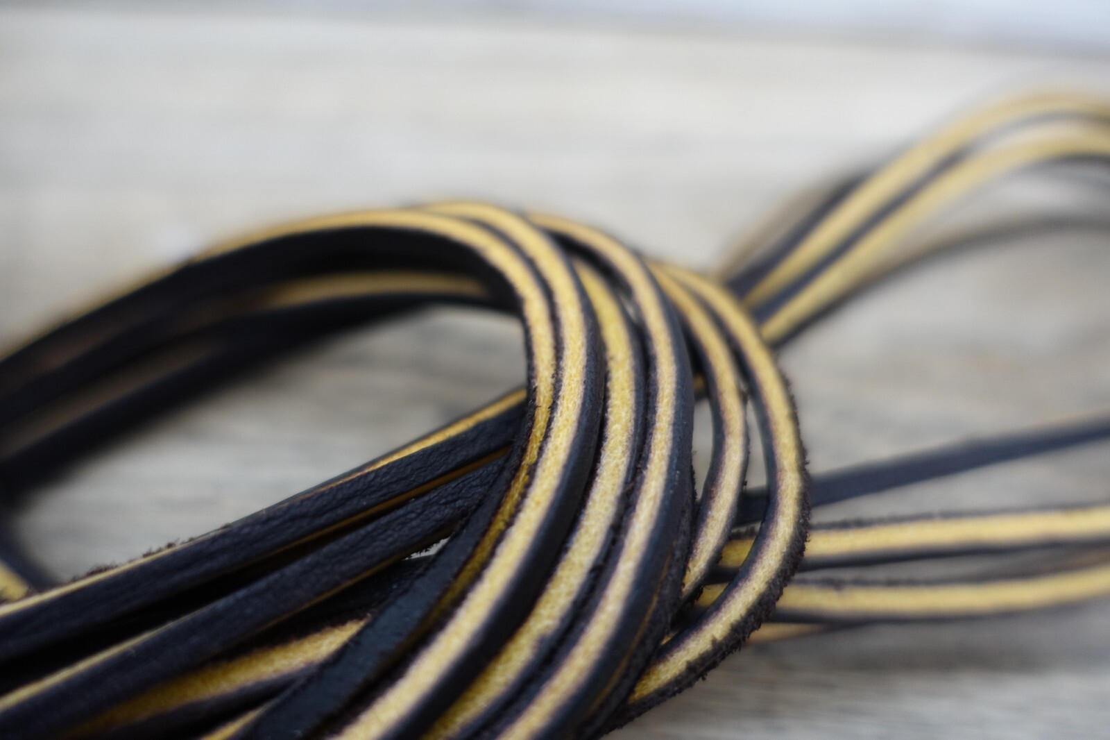 Leather Cougar Boot Laces Fireman Logger Meets NFPA Standards Brown (1 Pair)