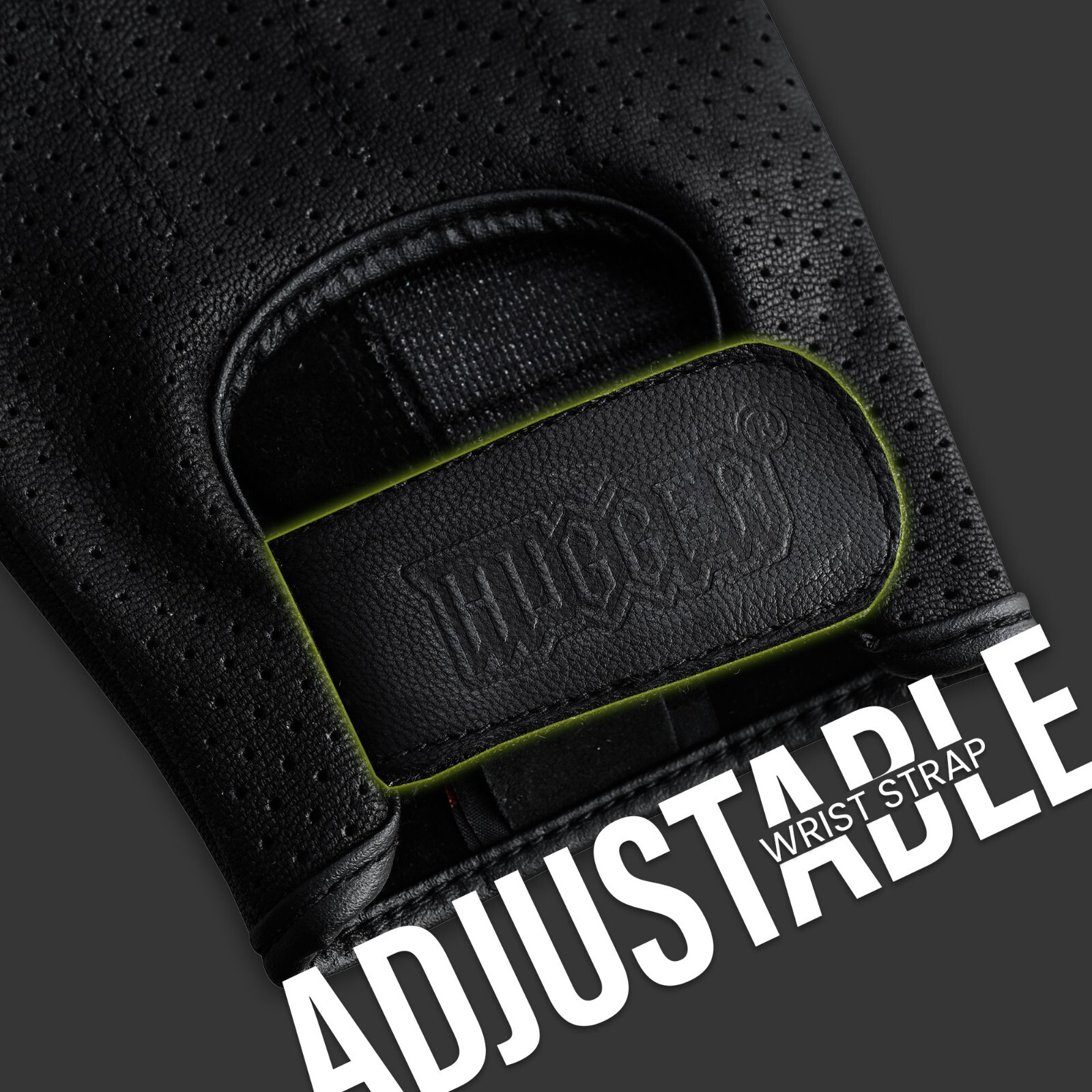HUGGER Weatherlite Fingerless Motorcycle Gloves Gel Padded Palm Summer Riding