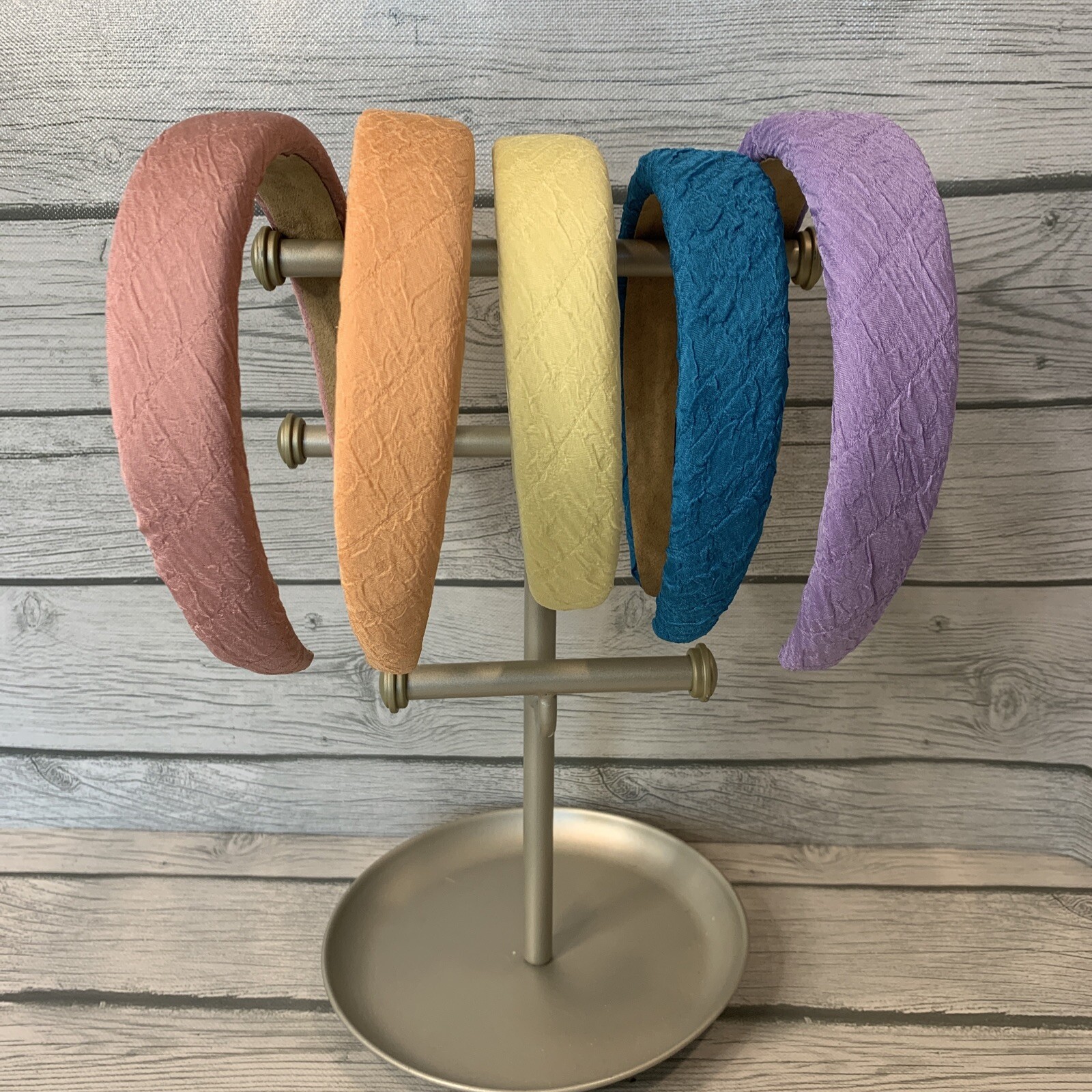 5 Pack Women Wide Headbands Padded Girls Fashion Head Wrap Hoop Nonslip Solid