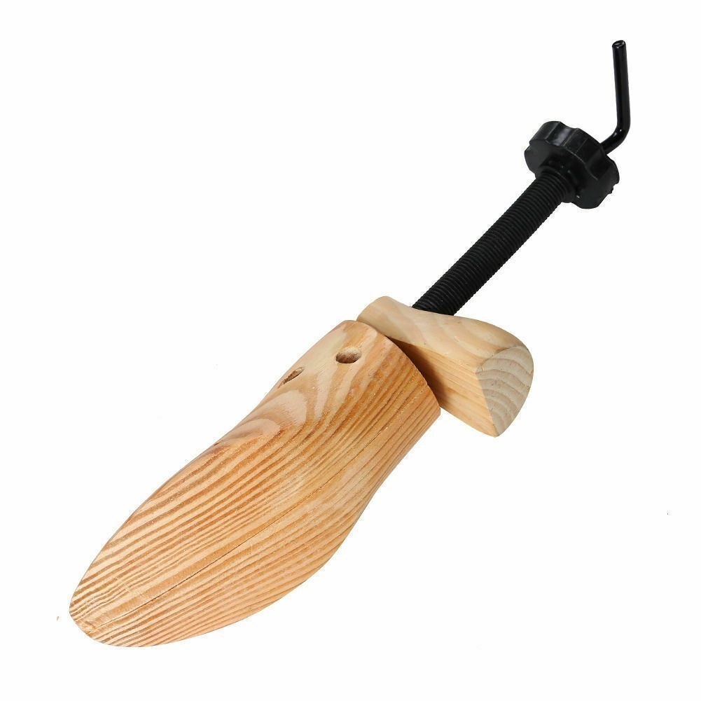 2025 One Pair 2-way Wooden Adjustable Shoe Stretcher for Men Women Size 9-13 New