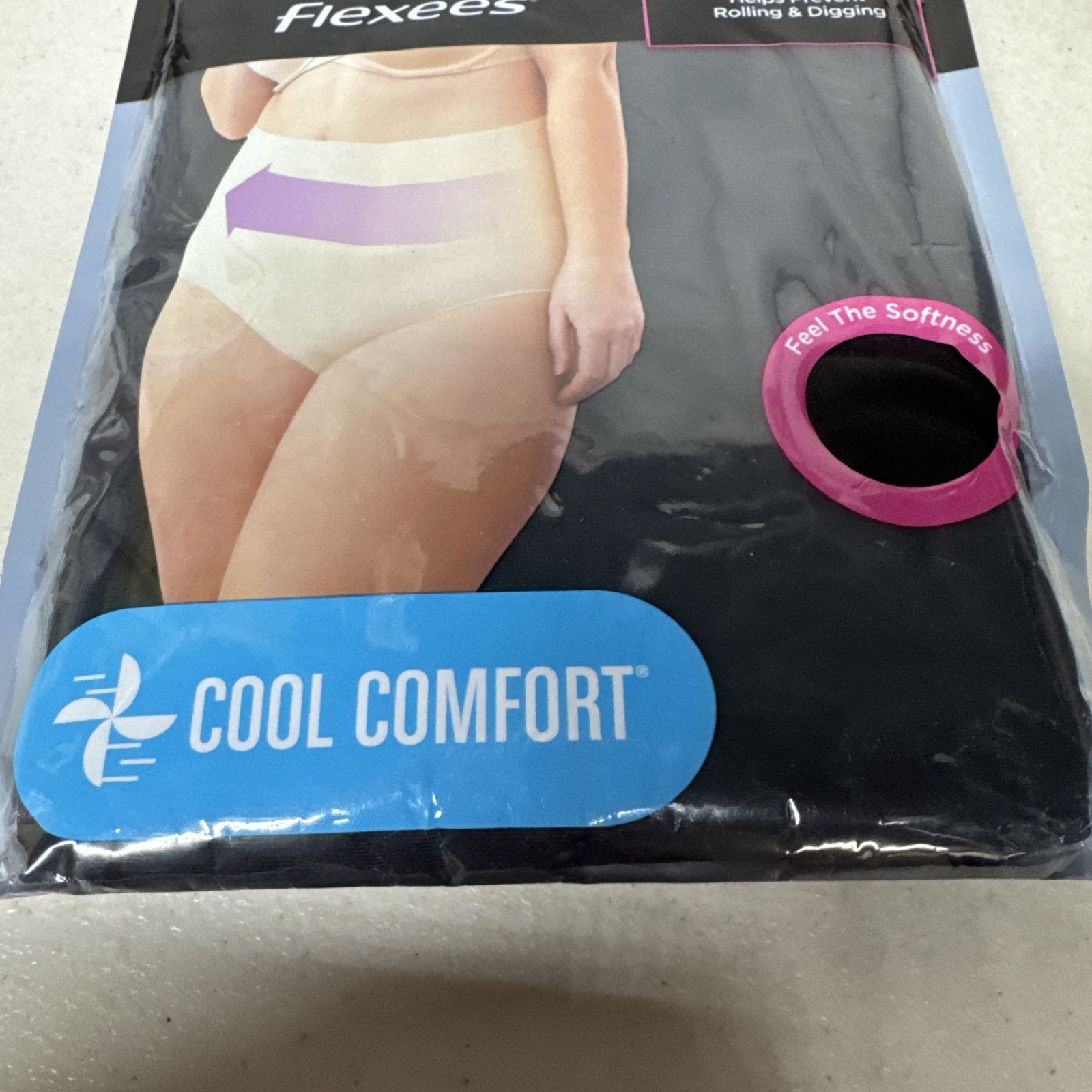 Maidenform Women’s Flexees Shapewear Briefs Cool Comfort Black 3XL FP0051 U15