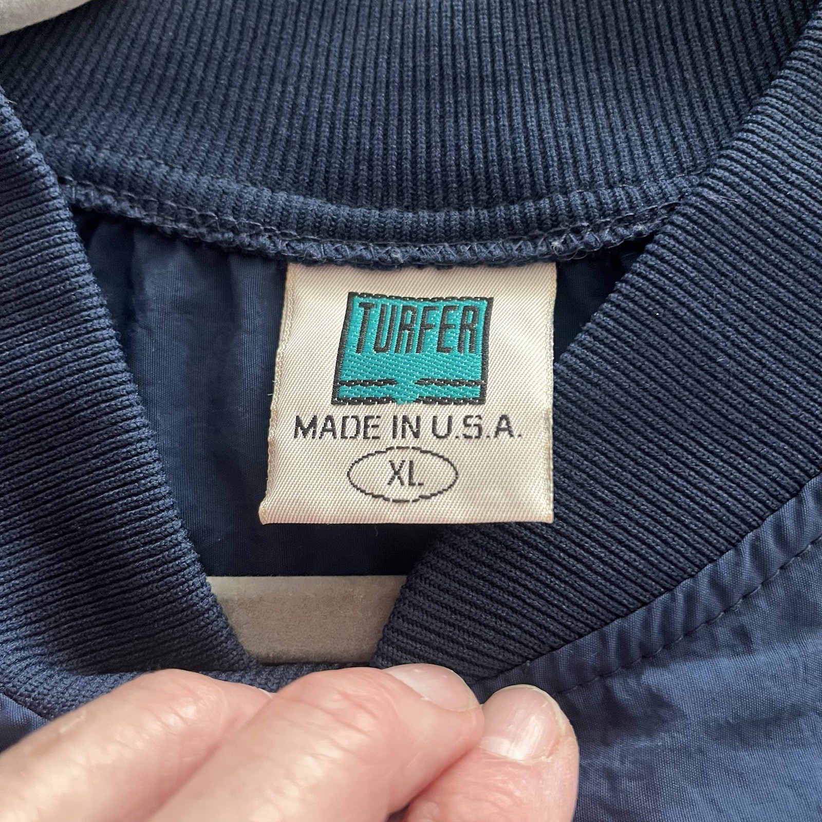 Vtg Goldman Sachs Los Angeles V-neck Pullover Golf Jacket Made in USA