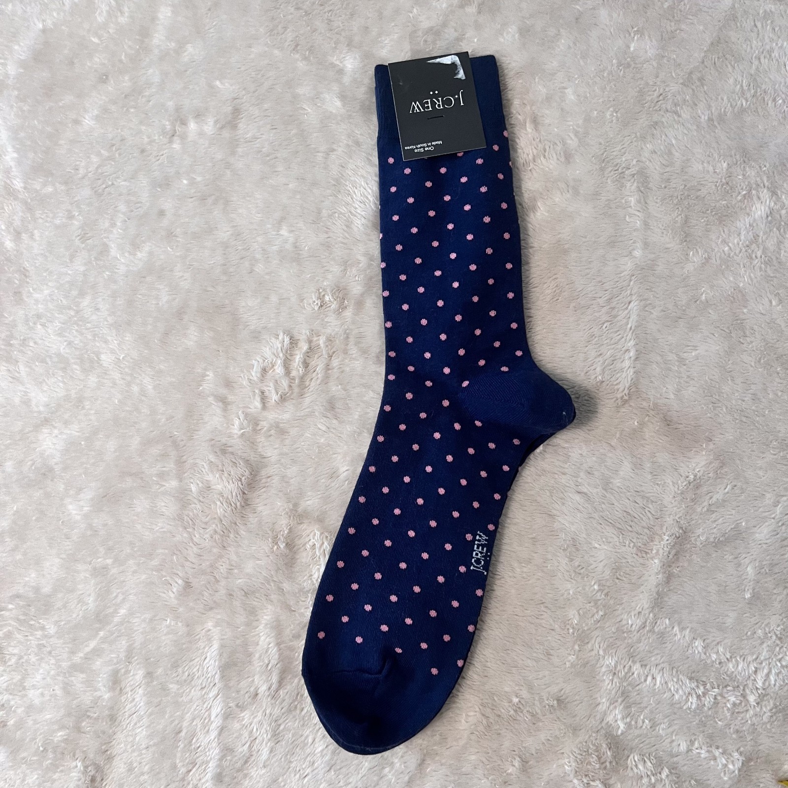 NEW J.CREW Men’s Cotton Blend Dress Socks One Size Fits All