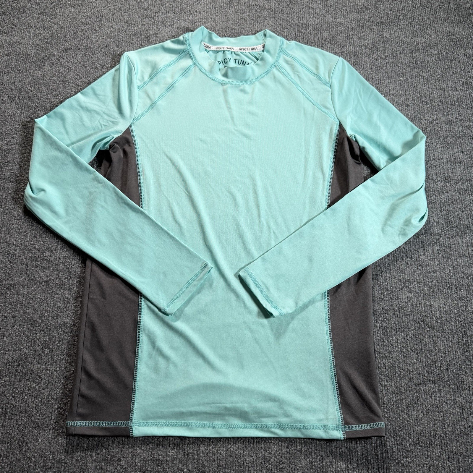 Spicy Tuna Shirt Mens Large Fishing UV Protection Mahi Mahi Beach Vacation