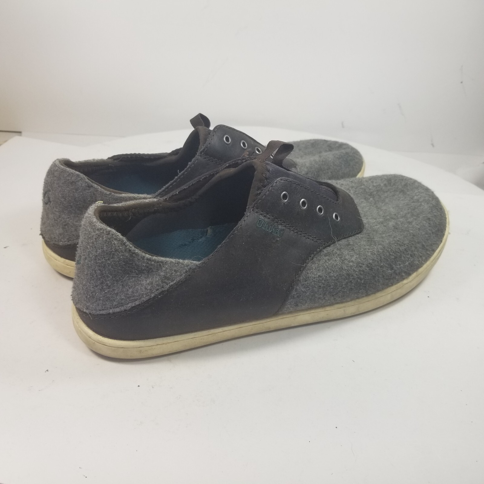 Olukai Nohea Moku Hulu Sneaker Clog Gray Shadow Men’s Size 9
