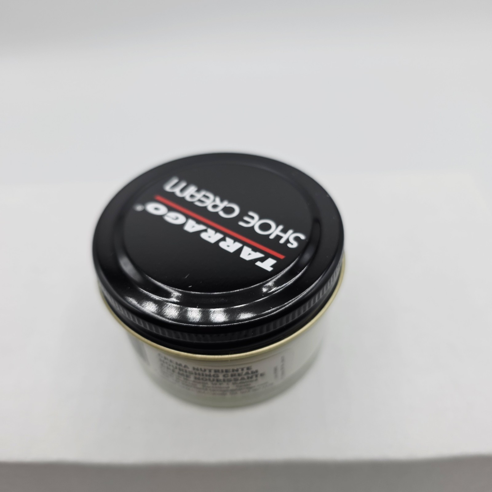 Tarrago Shoe Polish # 01 Blanco White Cream Leather Protector 1.76 oz. 50ml Boot
