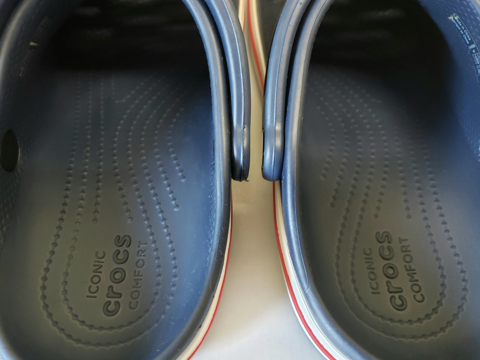 Crocs Bayaband Navy Unisex Clogs W7/M5 Red/White/Blue Patriotic 🇺🇲