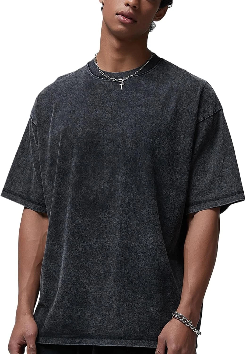 Vintage Washed T Shirt Men Women Oversized Tee 100% Cotton Casual Streetwear
