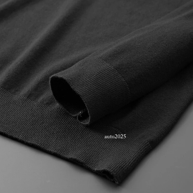 Autumn Winter V-Neck Sweater Men Soft Warm Cashmere Pullover Mens Sweaters