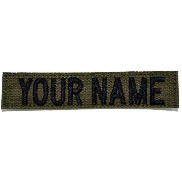 Custom Nylon/Cotton Webbing Name Tape – Olive Drab