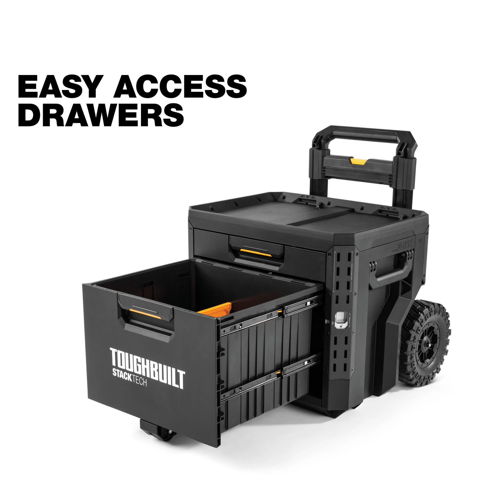 TOUGHBUILT STACKTECH 22.83-in W x 26.06-in H x 19.8-in D Black Plastic/Met|26005