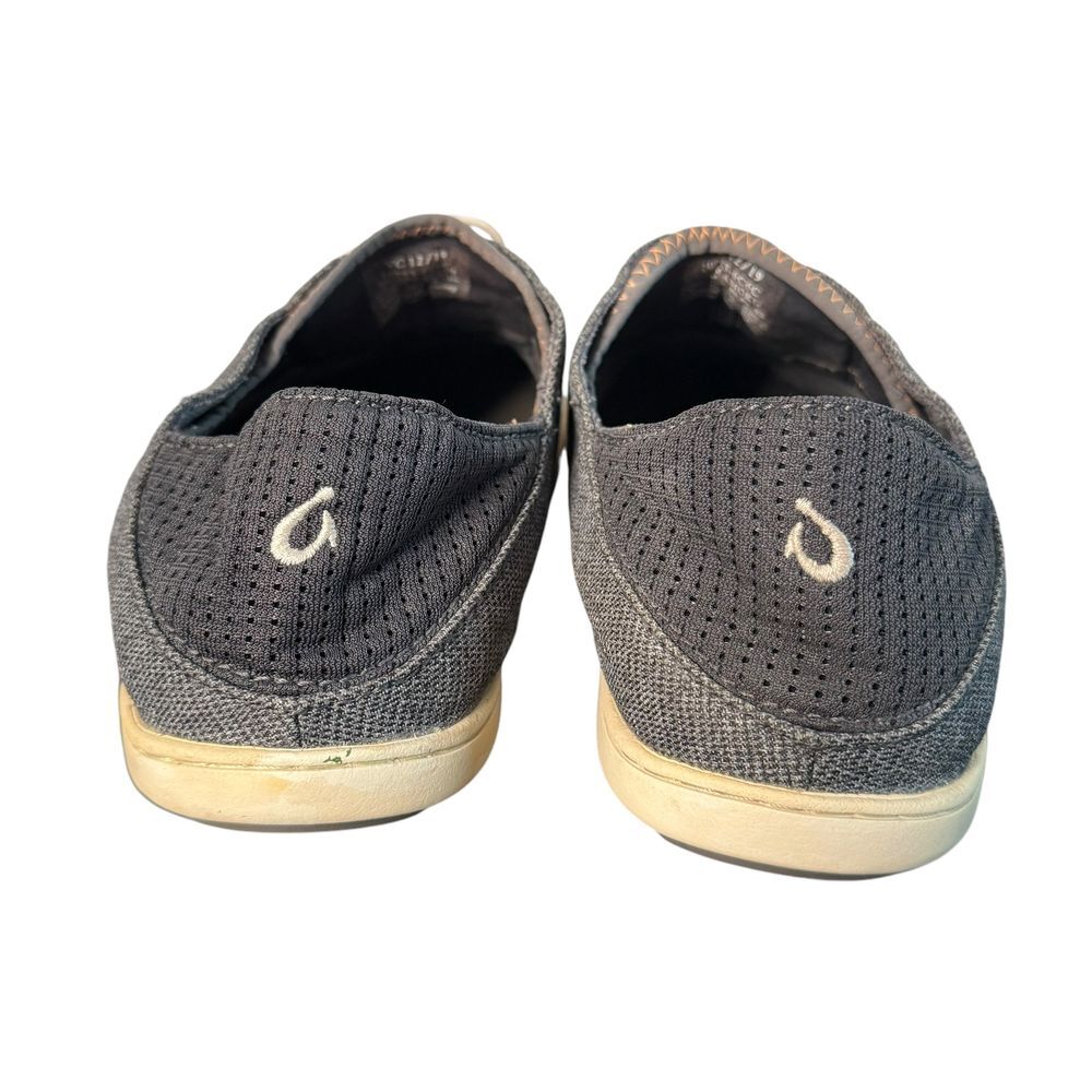 Olukai Nohea Moku Mens No Tie Boat Shoes Size 9 Quick Drying Slip On Beach
