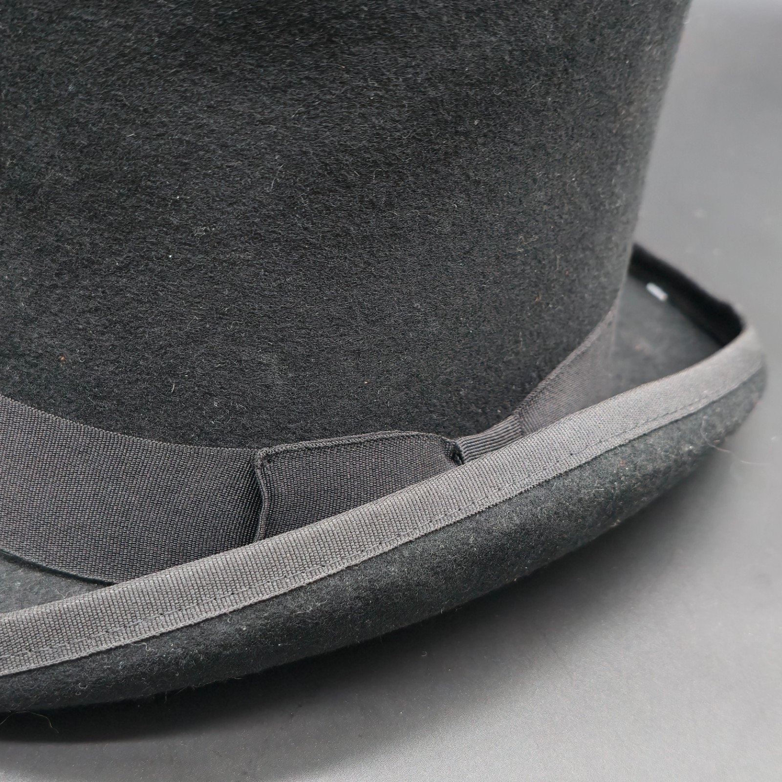 Vintage Wool Victorian Steampunk Mad Hatter Top Hat Magic Hat Gentlemen Theatre