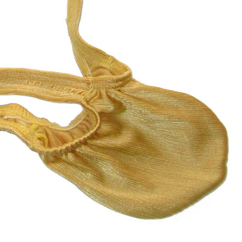 K403 ES Mens Grape Smugglers String Thong Contoured Pouch Shiny Striped Texture