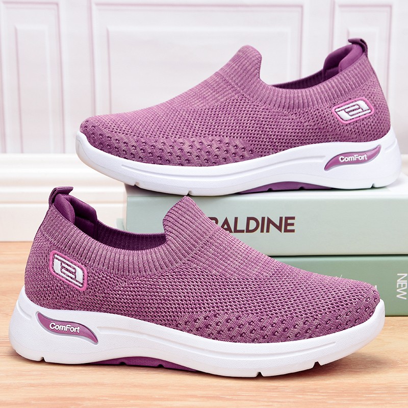Women Orthopedic Sneakers with Cushion Slip On Walking Gym Comfy Fashion Shoes