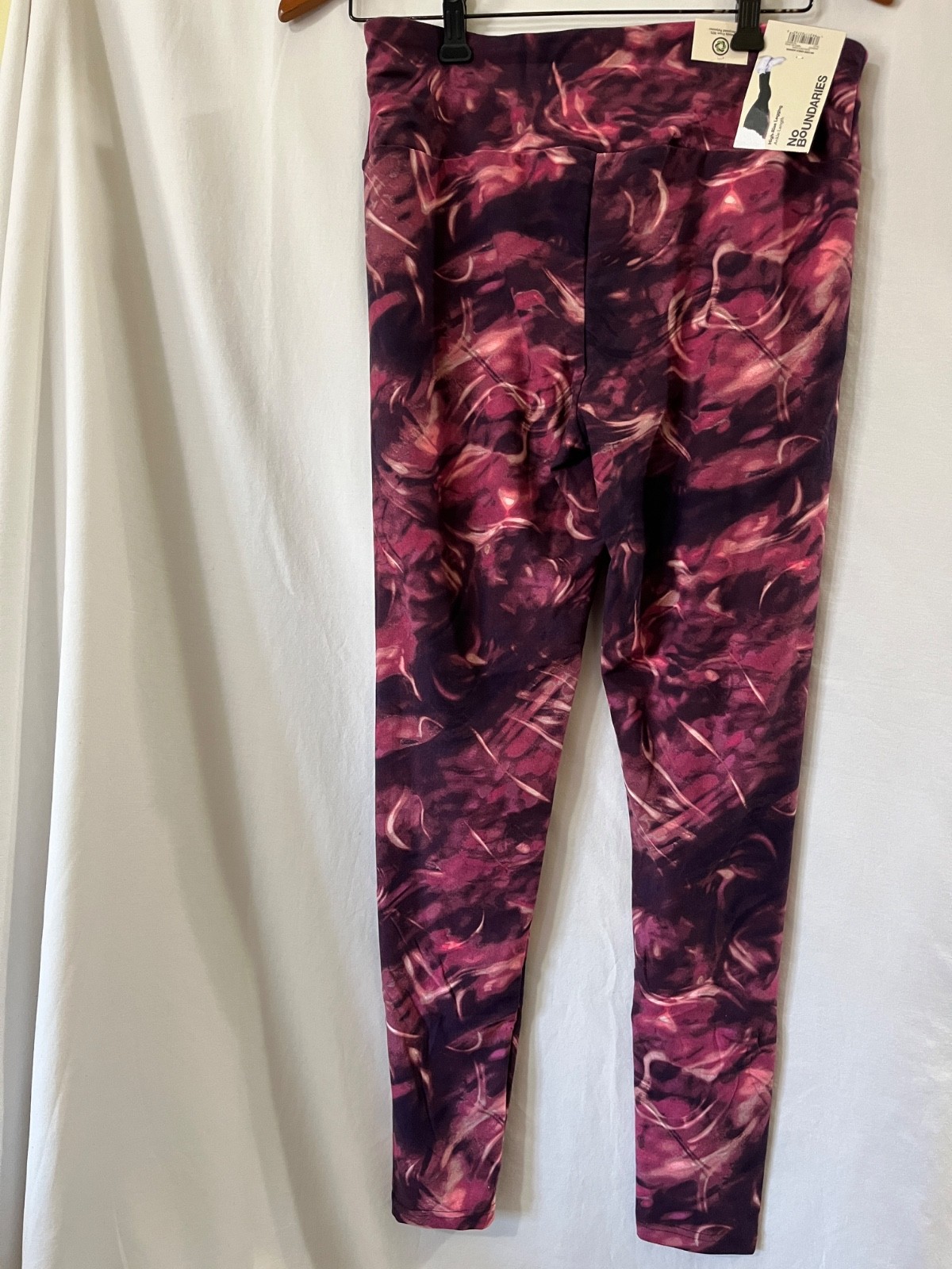 No Boundaries Women Junior Ankle Sueded leggings High rise Swirls Many size NEW