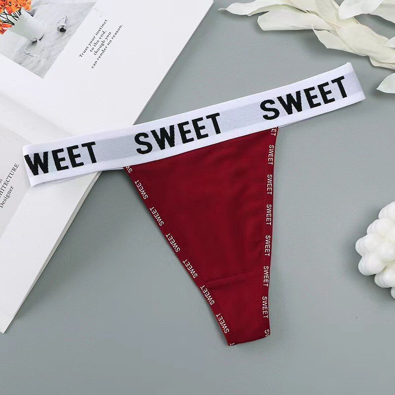 5PCS/LOT Sexy Womens High Cut Panties Thongs G string Bikinis Briefs Underwear