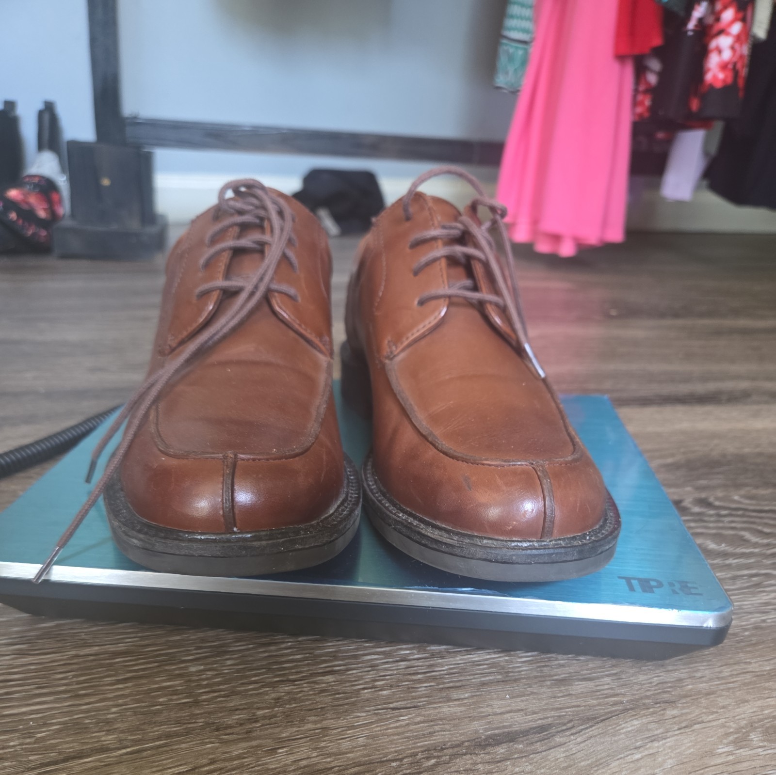 Johnston & Murphy 8.5 Brown Oxford Dress Shoes Men’s