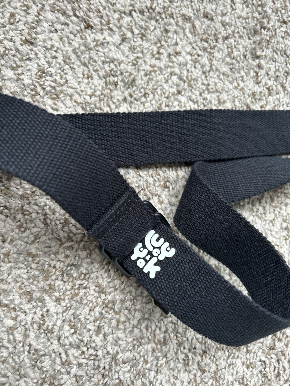 Y & K Black Cotton Adjustable Belt