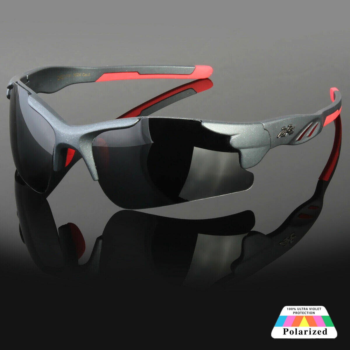X-Loop Polarized Wrap Sunglasses Mens Sport Fishing Golfing Glasses Tac Lens