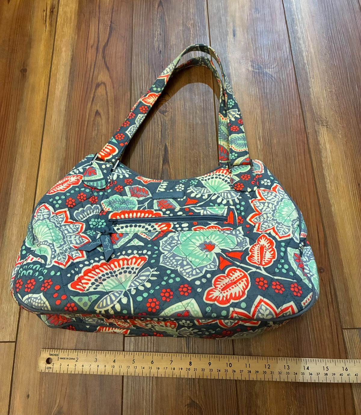 VERA BRADLEY Handbag NOMADIC Floral Quilted Shoulder Tote Handbag Zip 🔥FASTSHIP