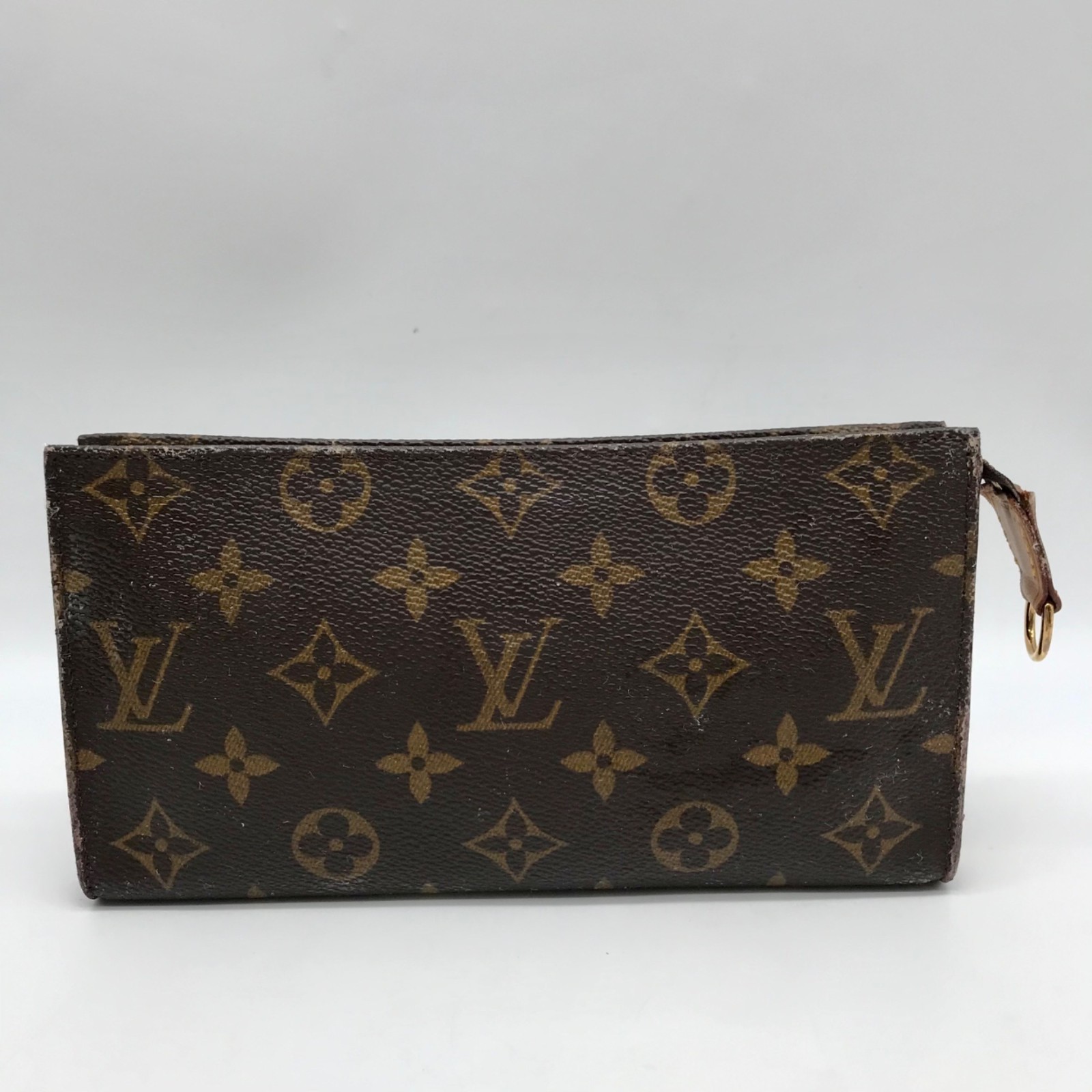 Louis Vuitton Brown Monogram Leather Pouch