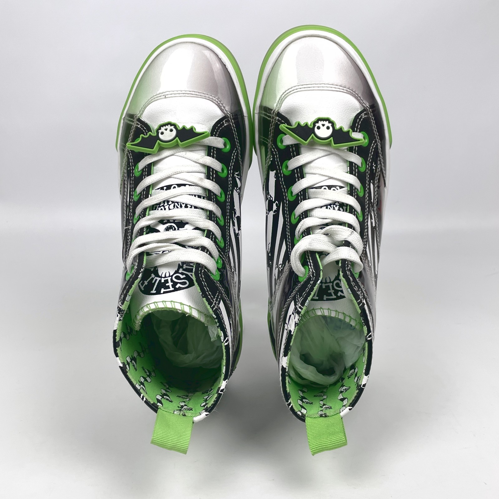 Beetlejuice GroundUp High Top Sneakers Shoes Women’s It’s Show Time Sz 6 1/2