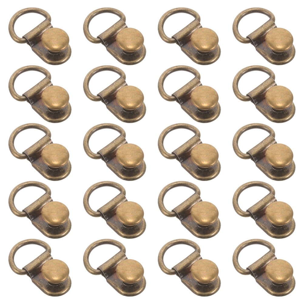 20Pcs Metal Shoe Lace Buckles Strong Wear Resistant Boot Eyelet Repair Kit