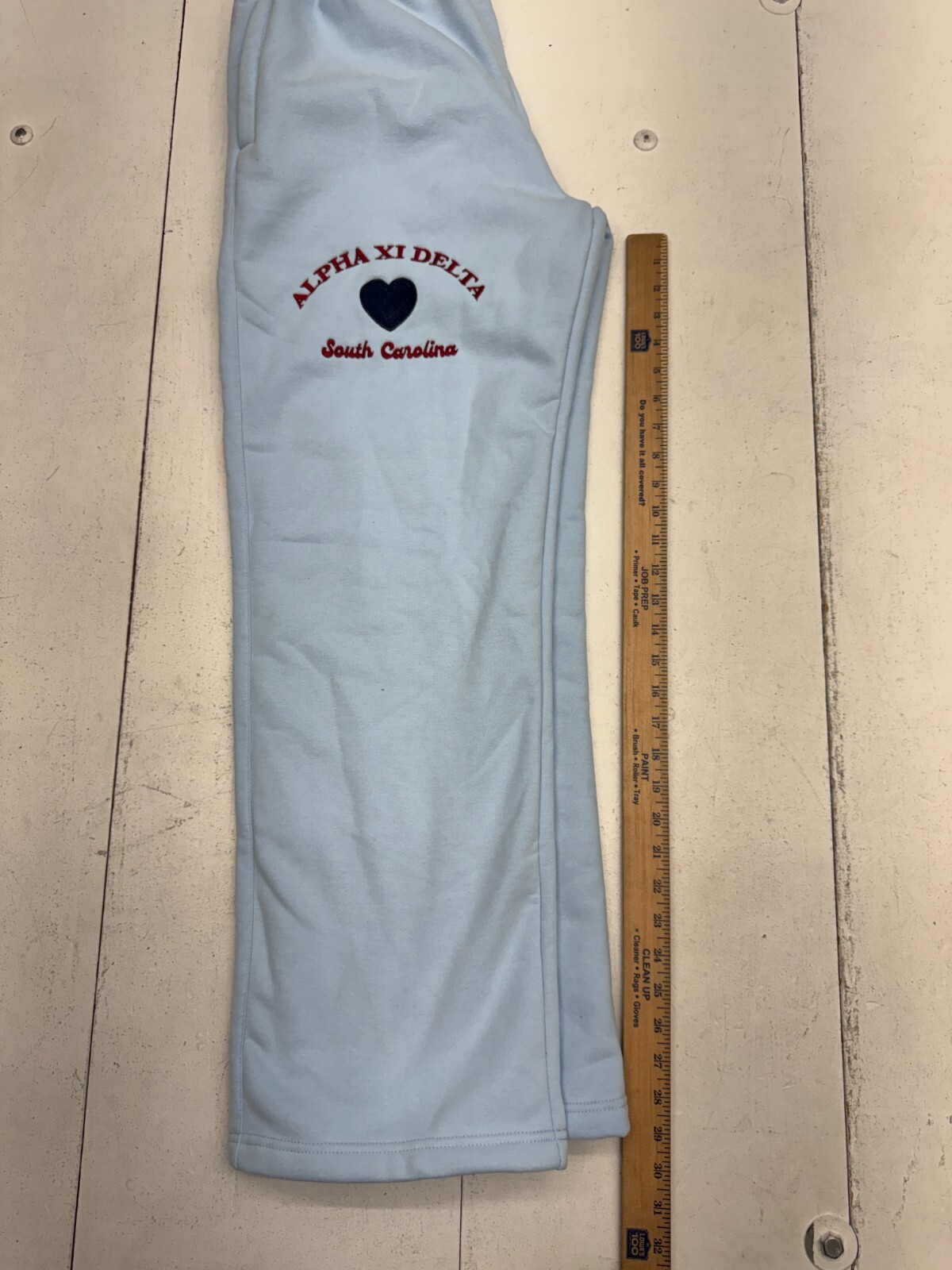 Mitch Flippo MFG Light Blue Sorority South Carolina Sweatpants Womens Size Large