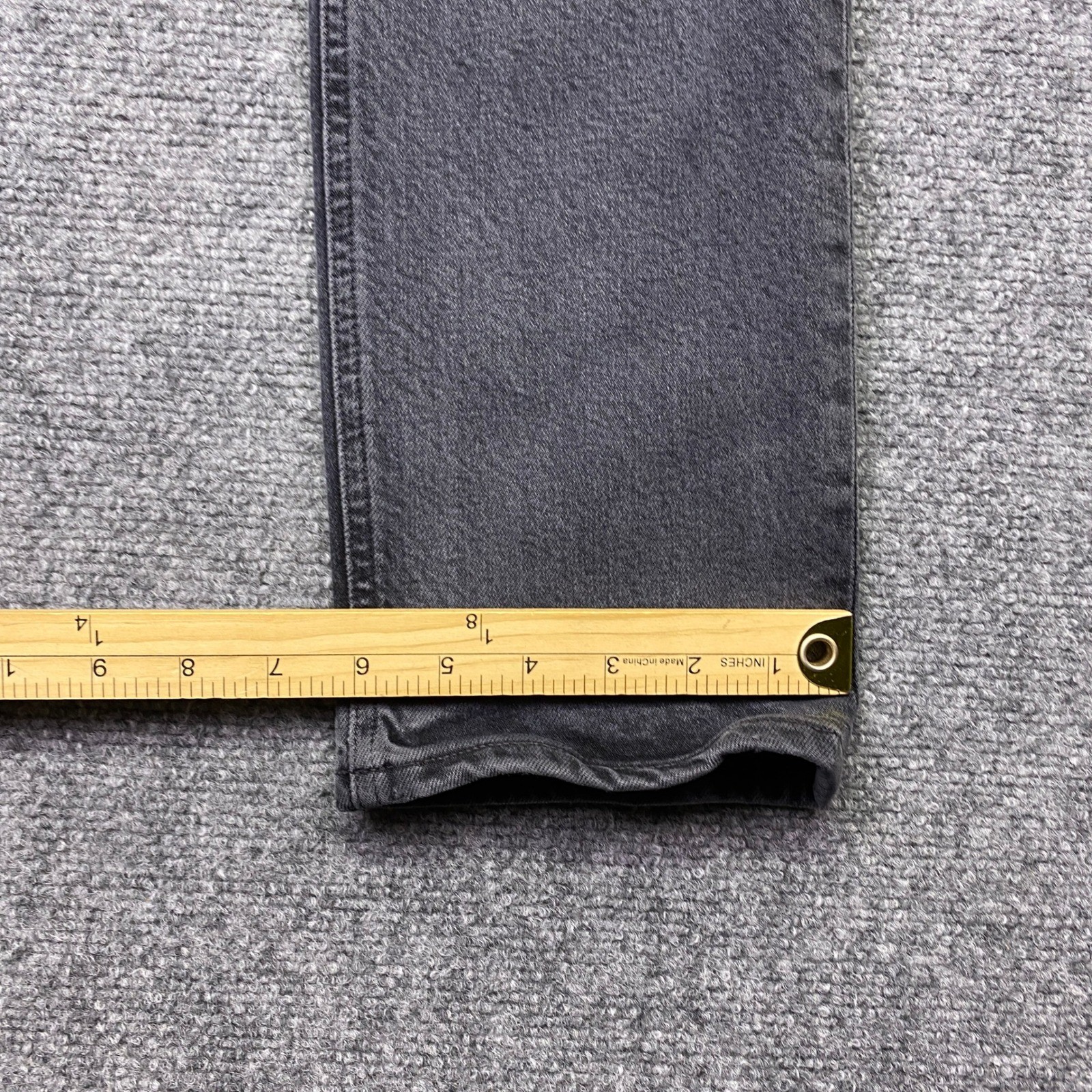 Citizens of Humanity Charlotte High Rise Straight Jeans Black 1731-1378 Size 28