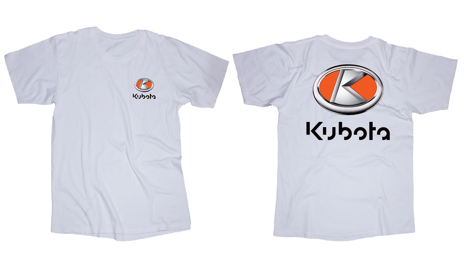 Kubota logo white t-shirt tractor