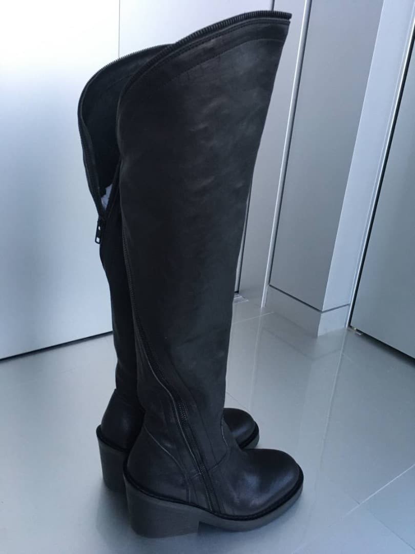Women 6.0US Ann Demeulemeester Women Shoes Returns Accepted Knee High Long Boots