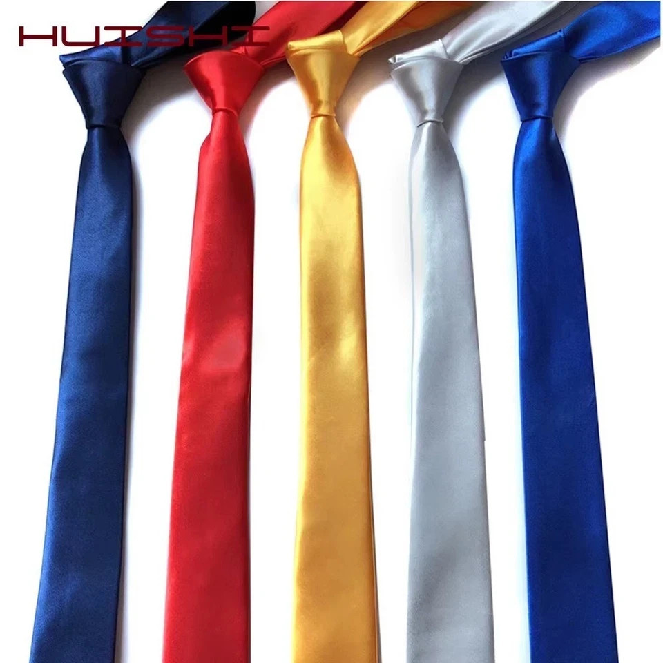 New Men’s Dress Tie Solid Color Classic Neck Tie Necktie Wedding Formal USA