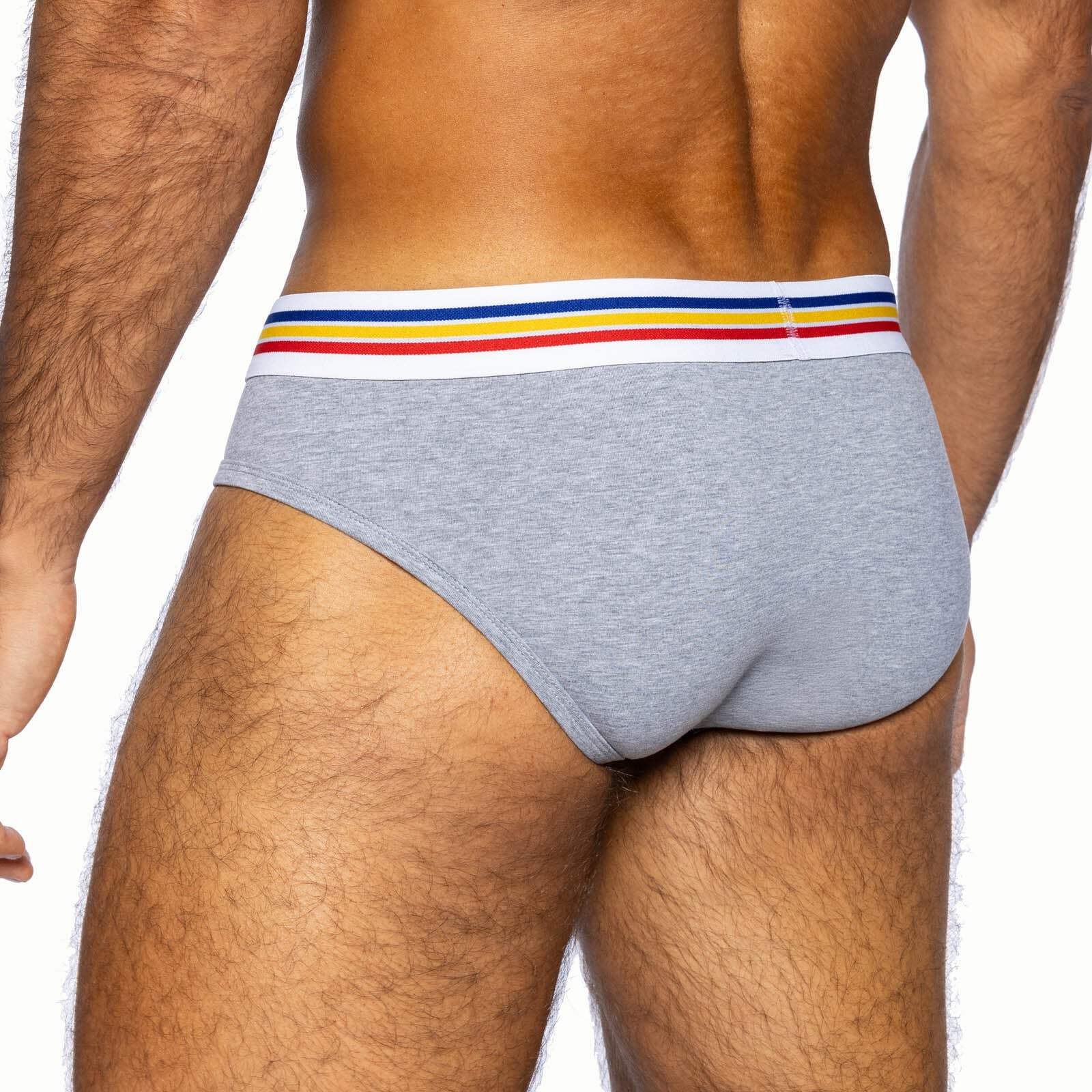 BIKE Athletic Stretch Cotton Brief – Men’s Classic Breathable Support Brief in G