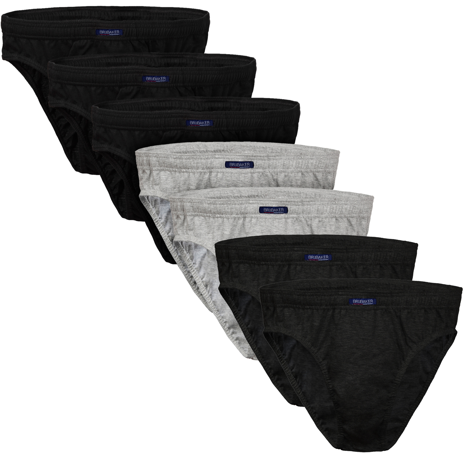 BRUBAKER Men’s Basic Sport Brief 7-Pack
