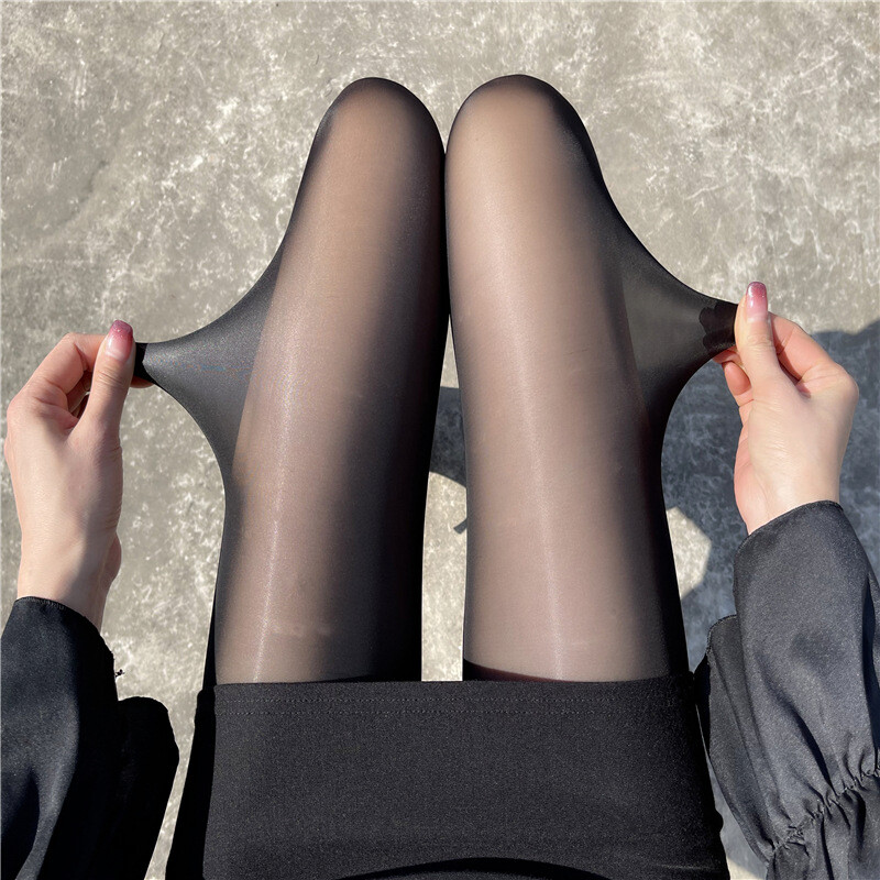 Women Sexy Oil Shiny Glossy Pantyhose Tights Ultra Sheer Hosiery Stocking Tights