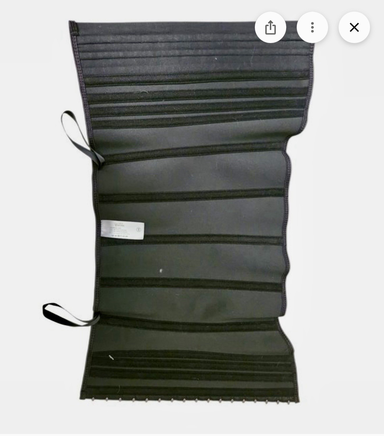 Medium Luxx Curves Waist Trainer Black Latex Firm Compression Women’s Shapewear