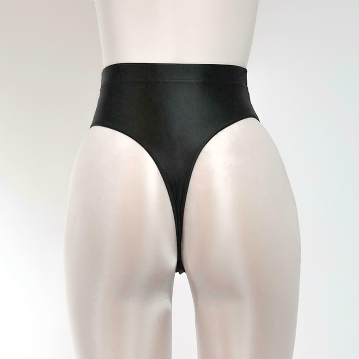 Womens Silky Satin Shiny Thong Briefs Panties Lingerie Underwear T-Back Knickers