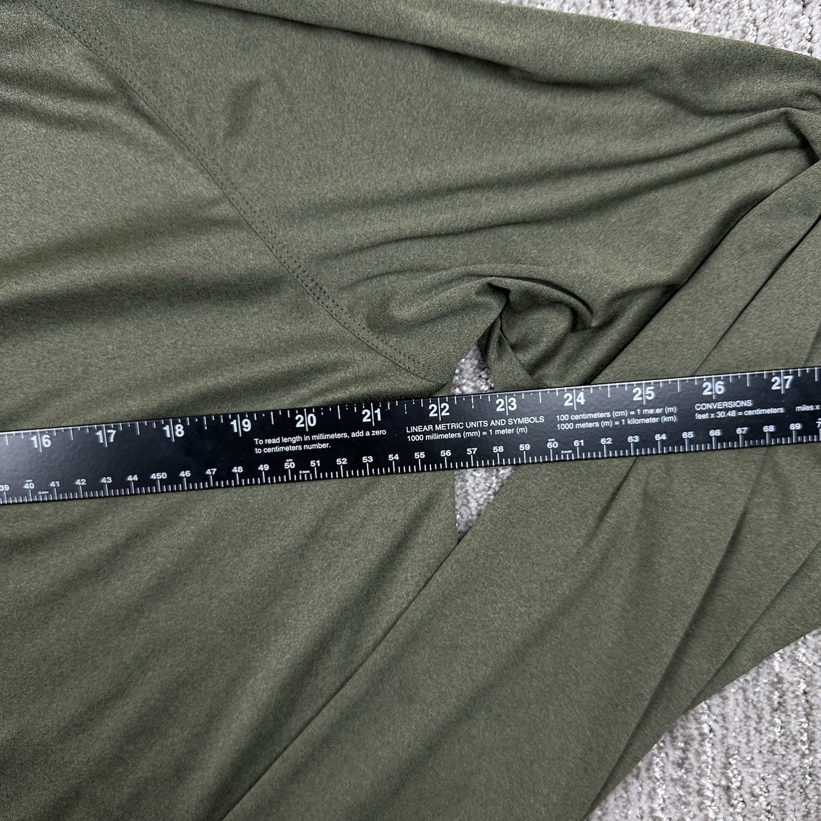 Truewerk B1 Sun T Shirt Mens Large Green Performance Stretch Work Utility